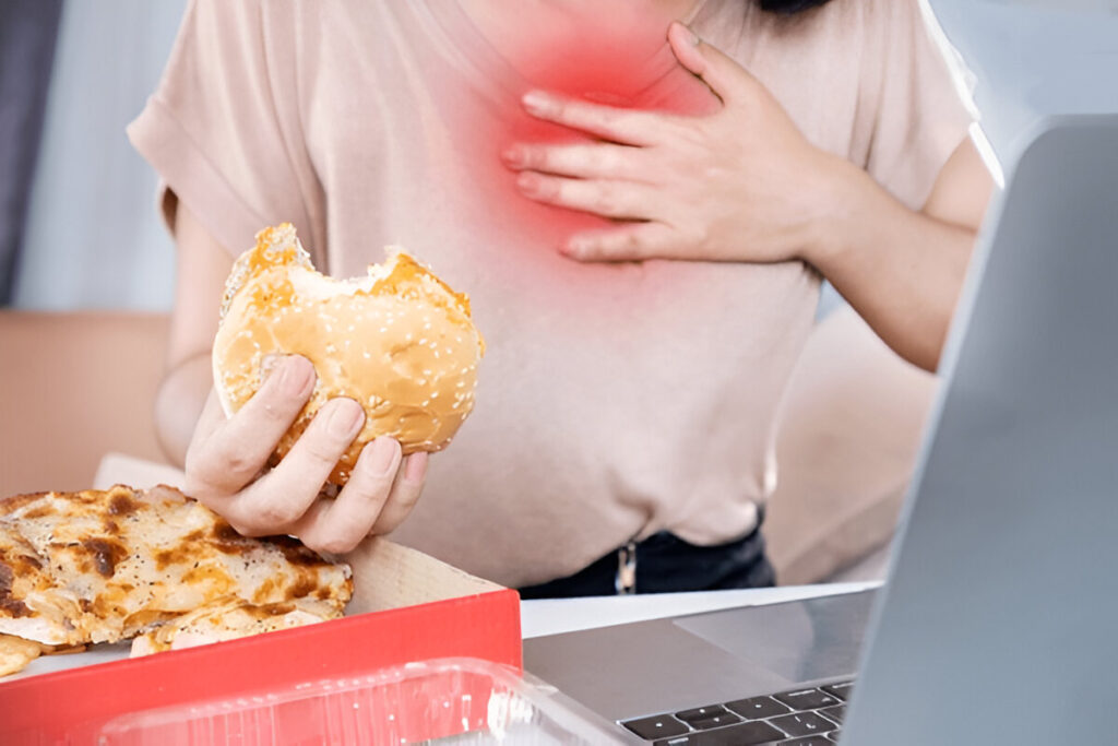 What foods neutralize stomach acid immediately?