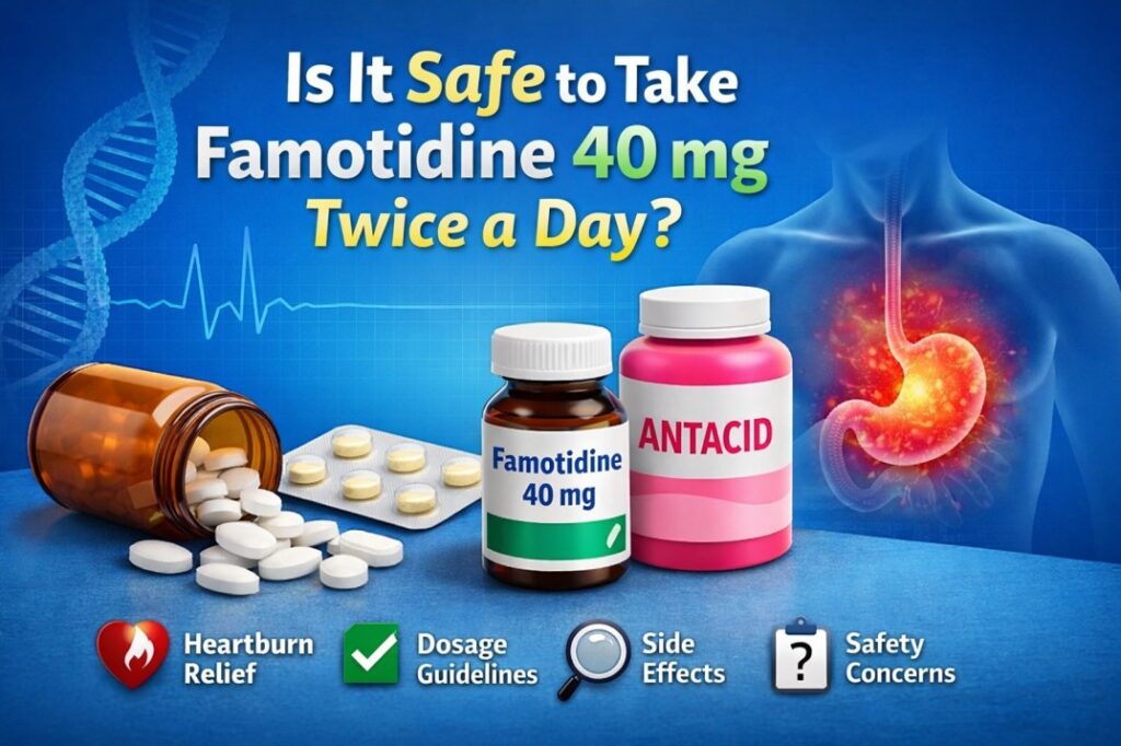 Is It Safe to Take Famotidine 40 mg Twice a Day